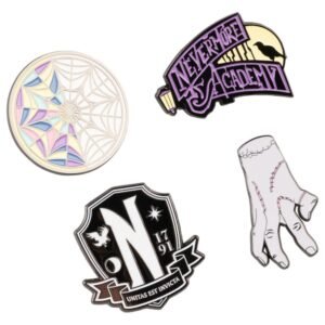 Wednesday set of 4 pins
