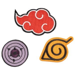 Naruto Shippuden set of 3 patches