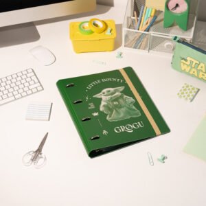 Star Wars The Mandalorian Grogu 4 ring binder