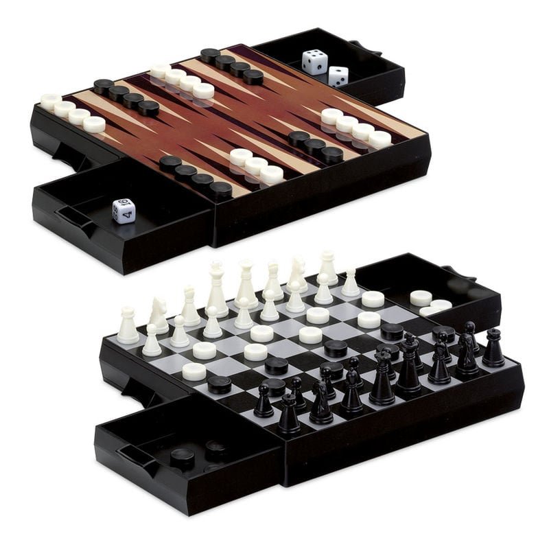 Square Magnetic Chess Draughts Backgammon - Image 3