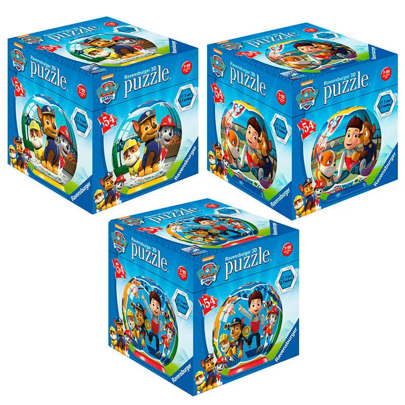 Paw Patrol 3D assorted Puzzle 54pz