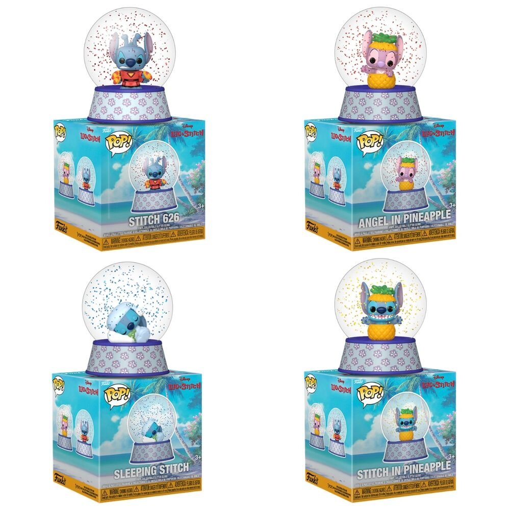 assorted Mystery Mini Snow globe figure Disney Stitch - Image 9