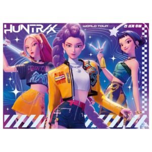KPop Demon Hunters puzzle 4x100pcs