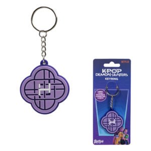 KPop Demon Hunters rubber keychain