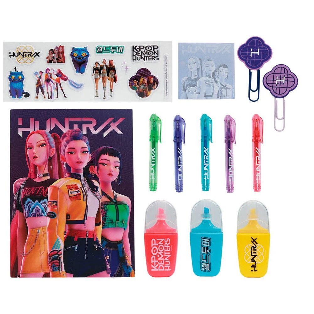 KPop Demon Hunters case with stationery set - Image 2