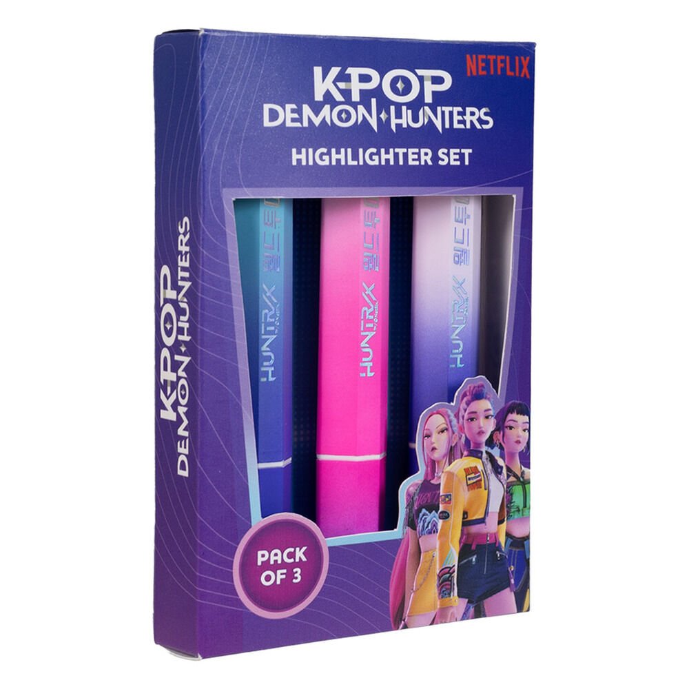 KPop Demon Hunters set of 3 highlighters - Image 3