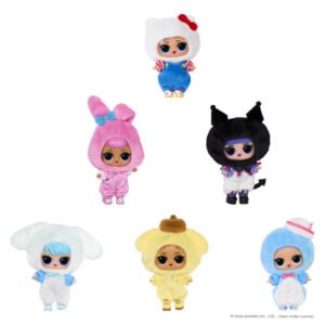 L.O.L. Surprise Loves Hello Kitty & Friends reversible plush toy surprise doll