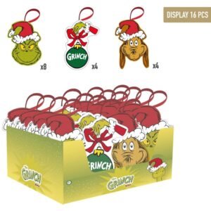 The Grinch assorted plush keychain