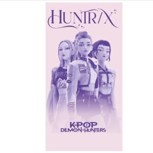 KPop Demon Hunters Huntrix microfibre towel