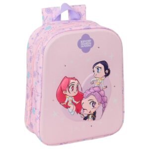 Kpop Demon Hunters Chibi LEDS 3D backpack 27cm