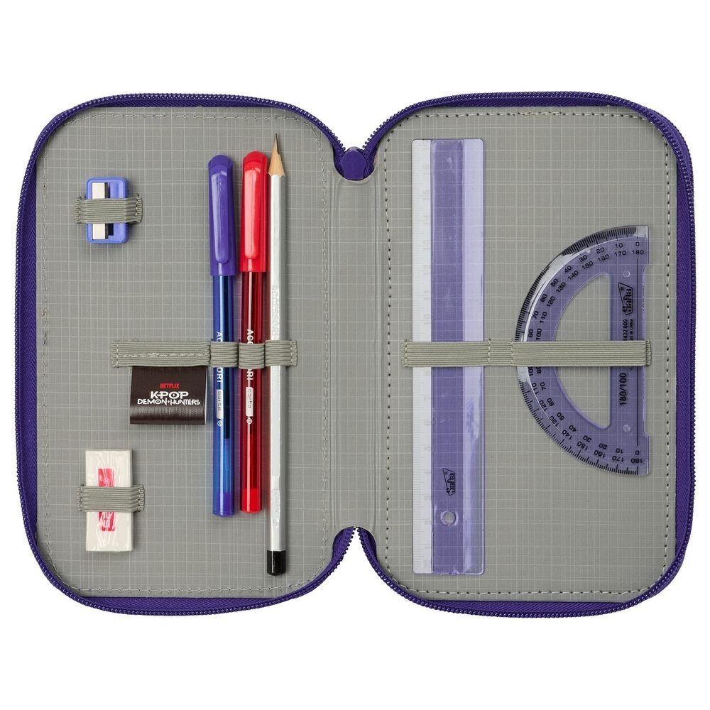 Kpop Demon Hunters Fighters triple pencil case 37pcs - Image 4