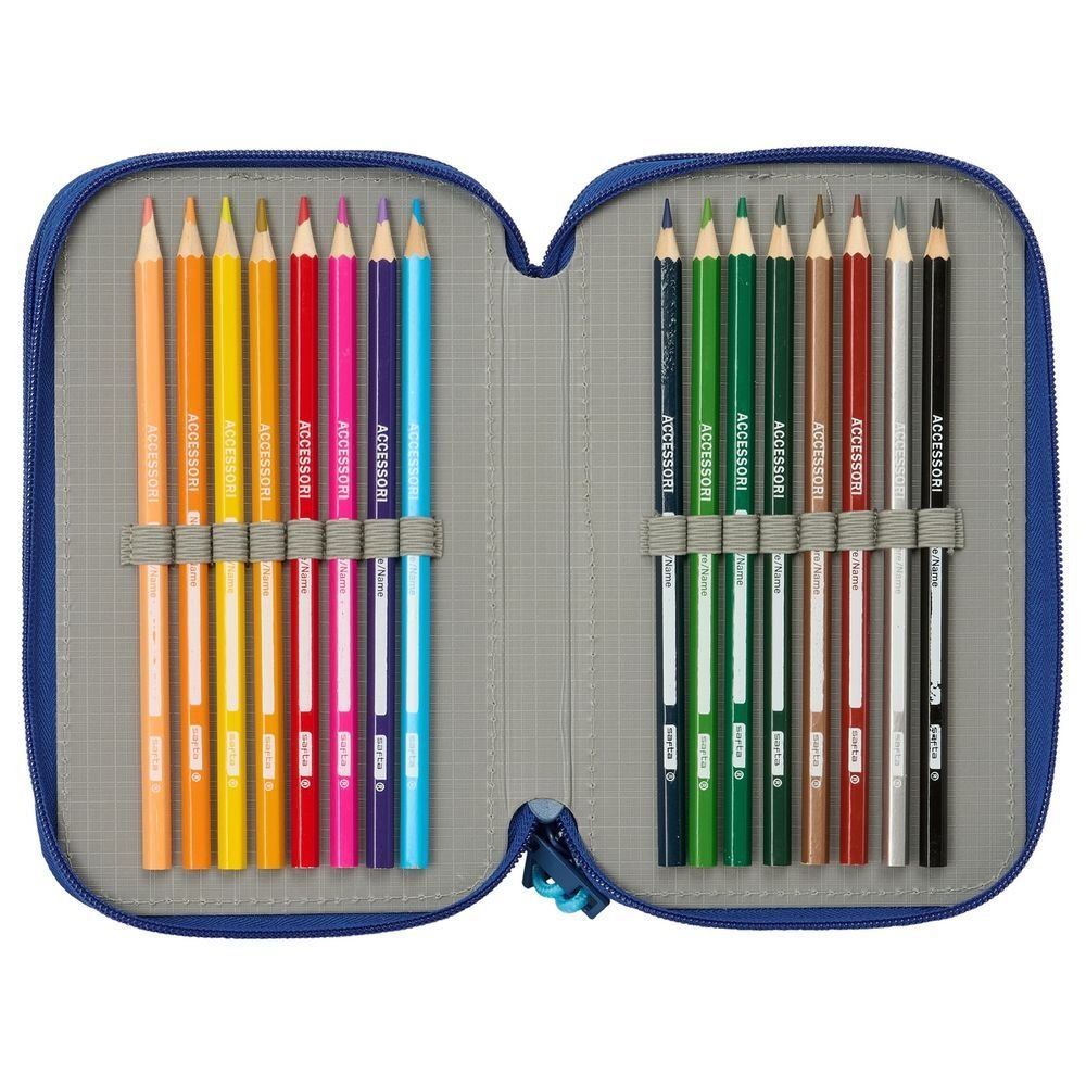 Kpop Demon Hunters Derpy triple pencil case 37pcs - Image 5