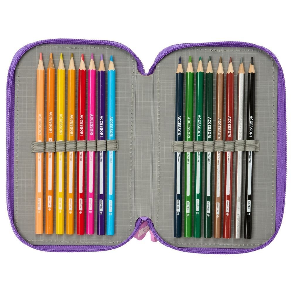 Kpop Demon Hunters Battle triple pencil case 37pcs - Image 5