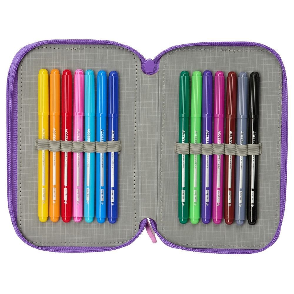 Kpop Demon Hunters Battle triple pencil case 37pcs - Image 6